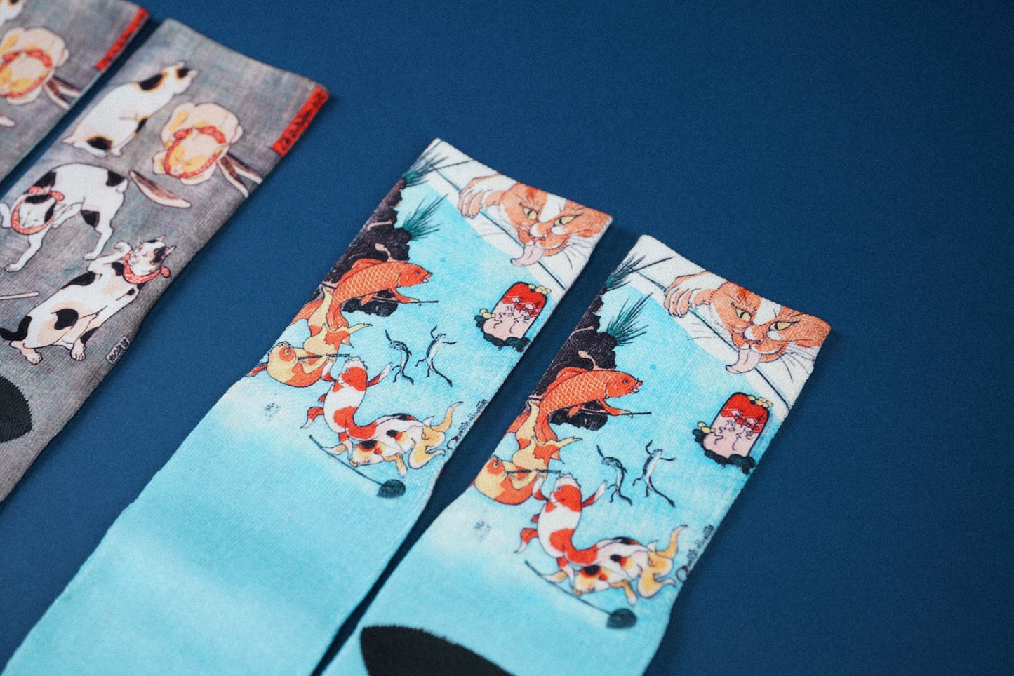 Ukiyo-e Cats Socks